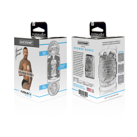 Fleshlight Quickshot Boomer Banks Realistic Stroker - Masturbators and Strokers