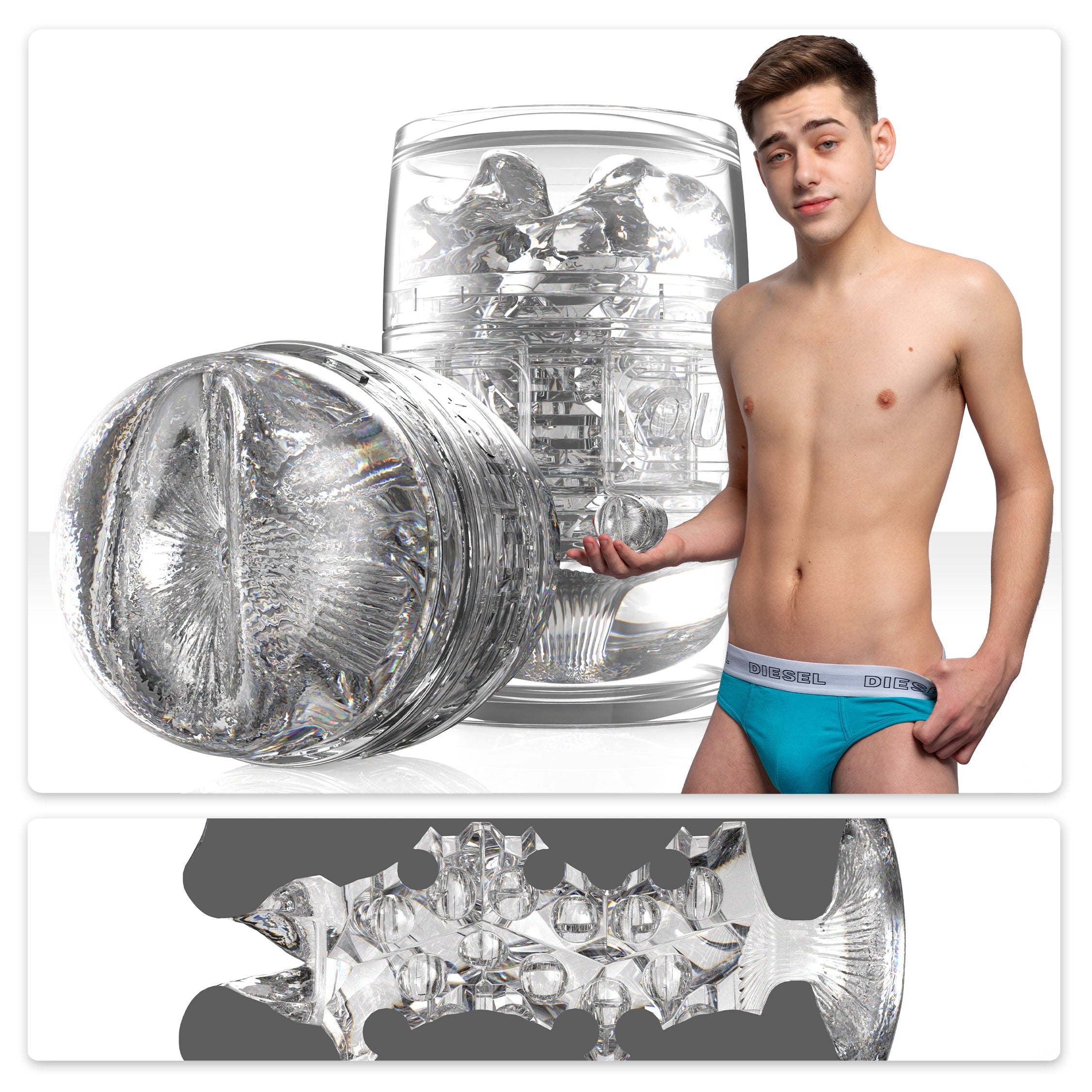 Fleshlight Quickshot Joey Mills Open Ended Masturbator - Masturbators and Strokers