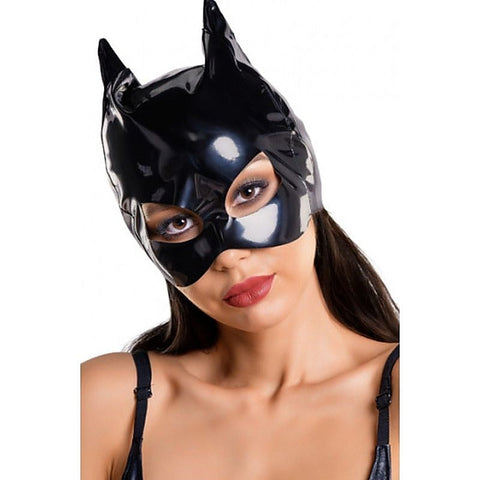 Glossy Feline Allure Cat Mask by ToyFa - Her Fetish