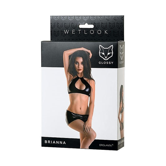 Glossy Wetlook Set Brianna by ToyFa - Bras and Bra Sets