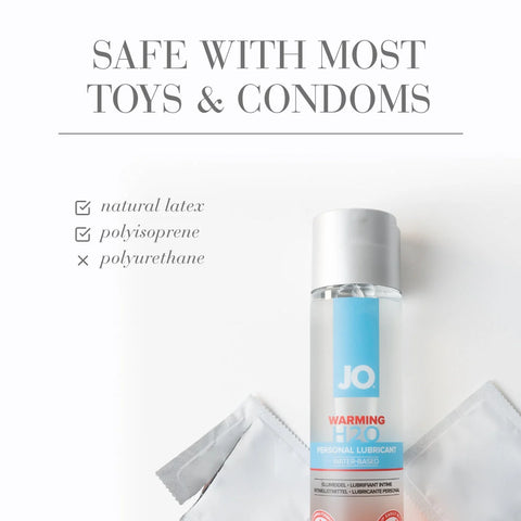 System JO H20 Water Based Warming Lubricant 30ml - Water Based Lubes