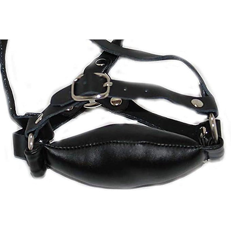 Bound For Pleasure Bit Gag Leather By Hell'S Couture - Bondage Gags and Bits