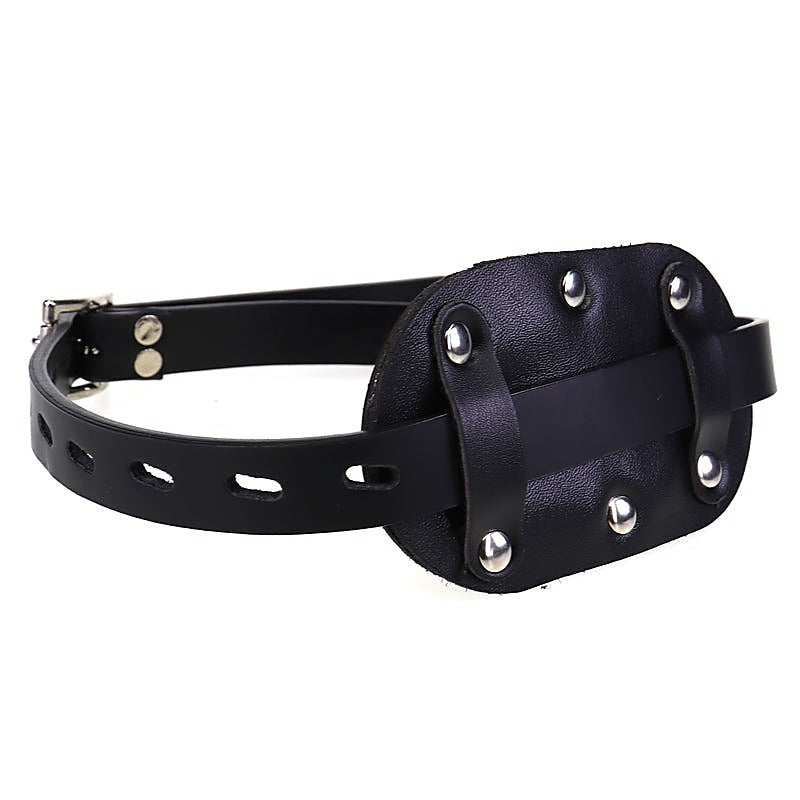 The Facility Leather Mouth Gag By Hell'S Couture - Bondage Gags and Bits