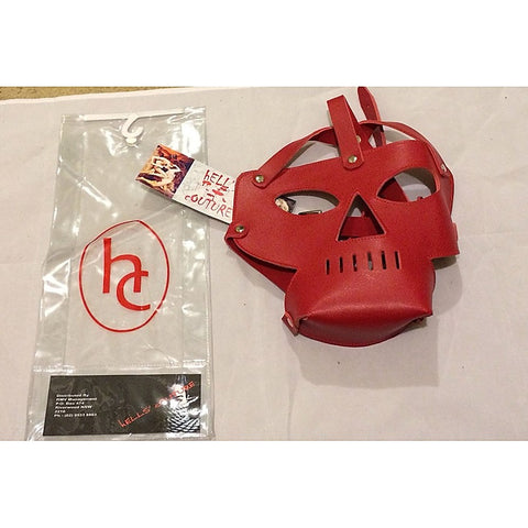 Fort Troff Leather Prisoner Hood With Punisher Muzzle - Bondage Hoods