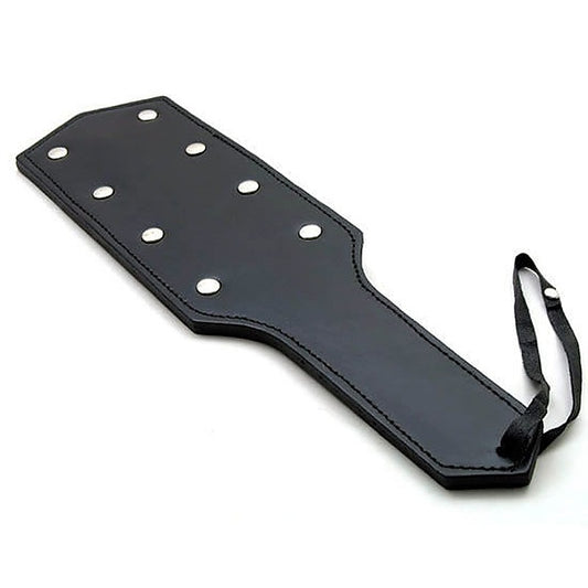 Fantasies In Punishment Leather Paddle By Hell'S Couture - Paddles And Slappers