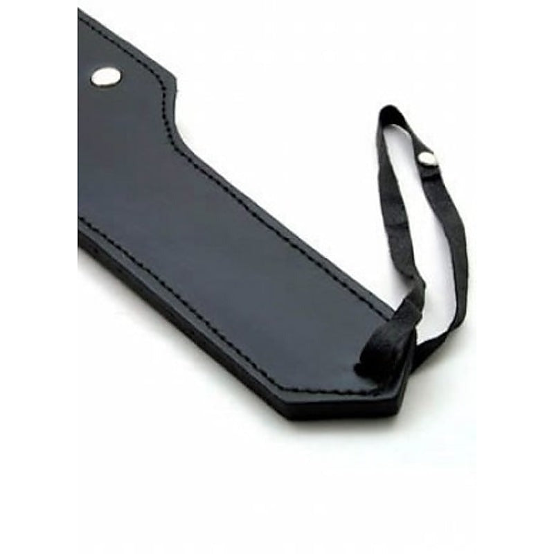 Fantasies In Punishment Leather Paddle By Hell'S Couture - Paddles And Slappers