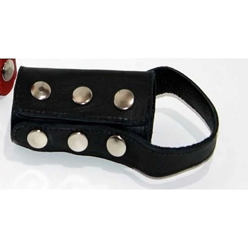 Leather Penis Sheath by Hell's Couture - Cock Rings