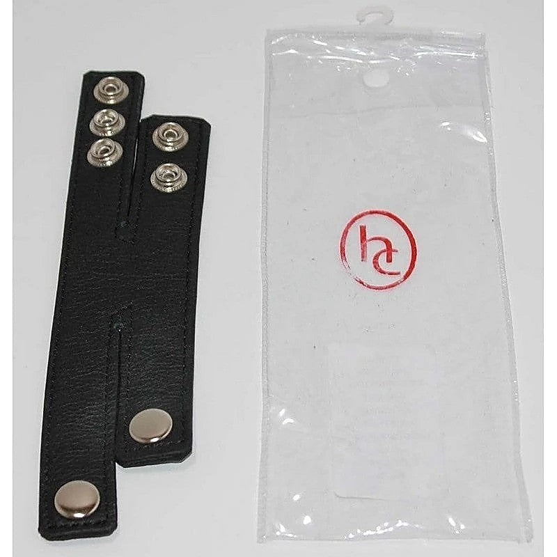 Double Strap Leather Cock Ring By Hell'S Couture - Cock Rings