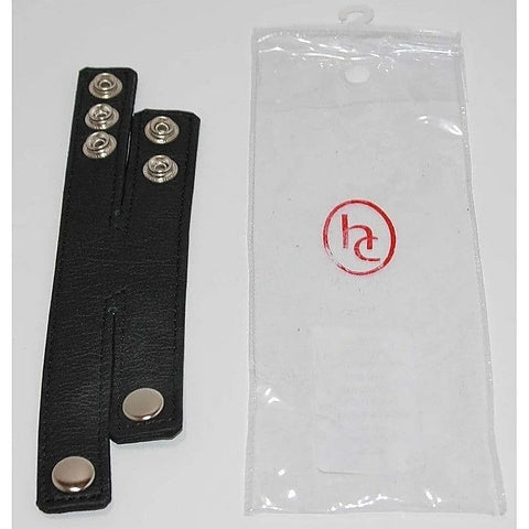 Double Strap Leather Cock Ring By Hell'S Couture - Cock Rings