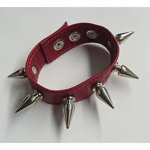 Spiked Leather Cockring By Hell'S Couture - Cock Rings