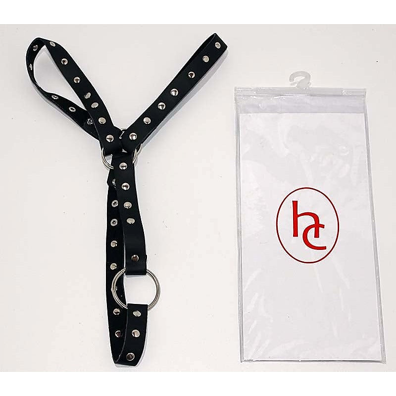Leather Waist Harness With Cockring by Hell's Couture - Cuffs and Restraints