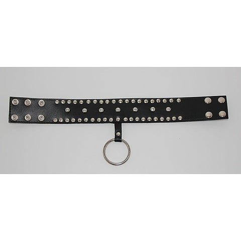 Mistress Leather Collar Studded By Hell'S Couture - Collars and Leads