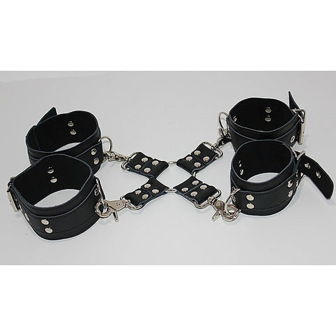 Hog Tie Ankle and Wrist Restraints by Hell's Couture - Cuffs and Restraints