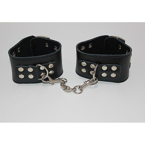 Bondage Black Wrist Restraints by Hell's Couture - Cuffs and Restraints