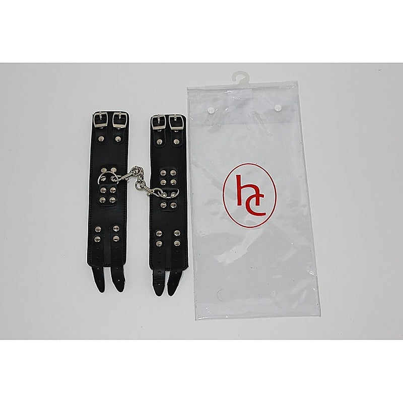 Bondage Black Wrist Restraints by Hell's Couture - Cuffs and Restraints
