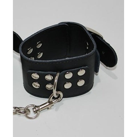 Wrist Restraints With Adjustable Buckle By Hell'S Couture - Cuffs and Restraints