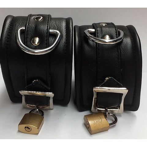 Erosleather Wrist Cuffs By Hell'S Couture - Cuffs and Restraints