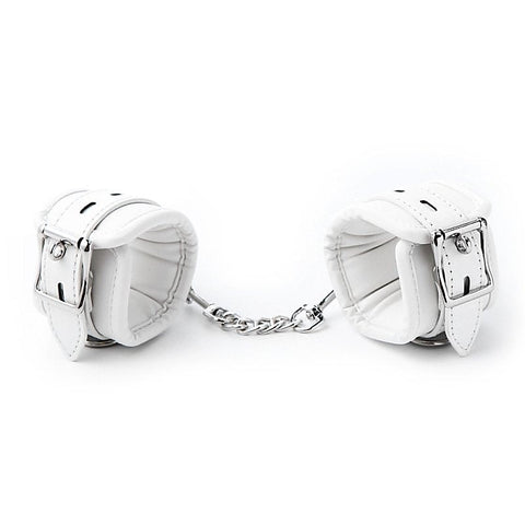 BANNED Soft Leather Elastic Sponge Cuffs - Cuffs and Restraints