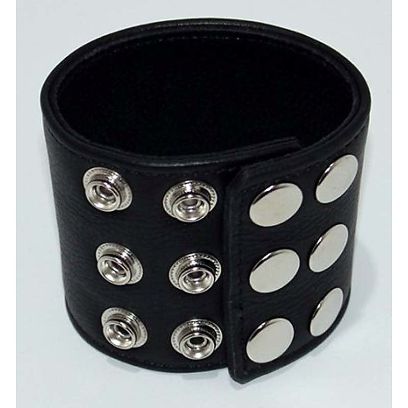 Restrained Elegant Leather Wrist Band Bondage Restraints - Cuffs and Restraints