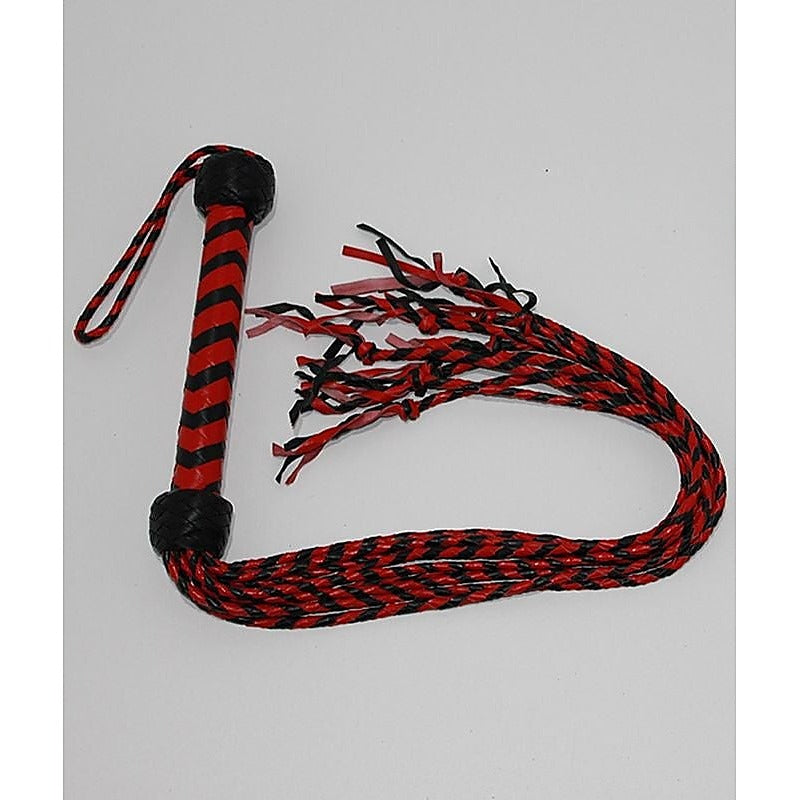 Kinky Leather Flogger With Nine Tails by Hell's Couture - Whips And Crops