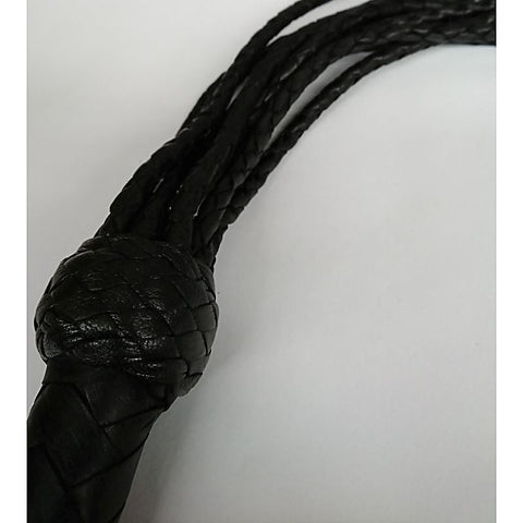 Kitten Leather Flogger with Nine Tail by Hell's Couture - Whips And Crops