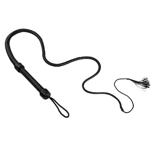 Stockmans Leather Whip 180Cm By Hell'S Couture - Whips And Crops