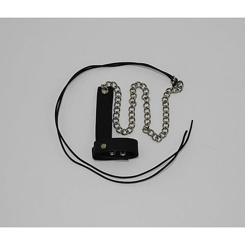 Cock Ball Ring With Leather Lead Bondage Restraints - Cuffs and Restraints