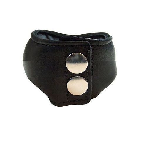 Leather Ball Stretcher Weight by Hell's Couture - Ball and Cock Toys