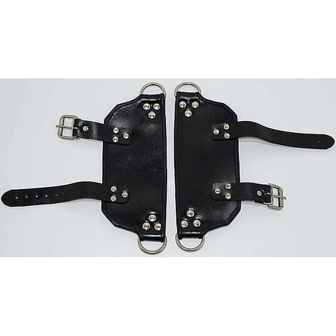 Nailed Hard Foot Leather Suspender by Hell's Couture - Spreaders and Hangers