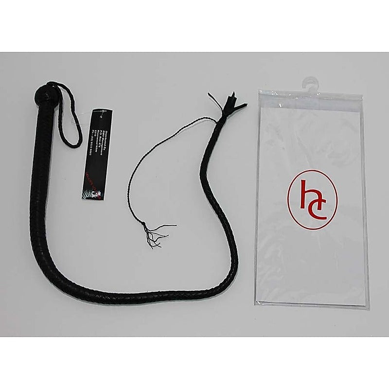 Stockmans Leather Whip by Hell's Couture - Whips And Crops
