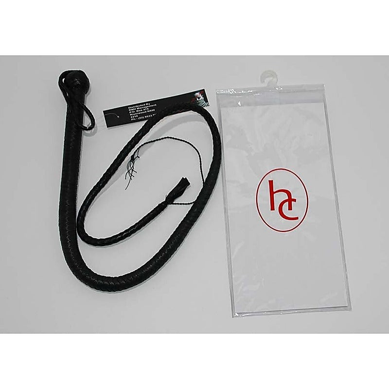 Stockmans Leather Whip 120cm by Hell's Couture - Whips And Crops