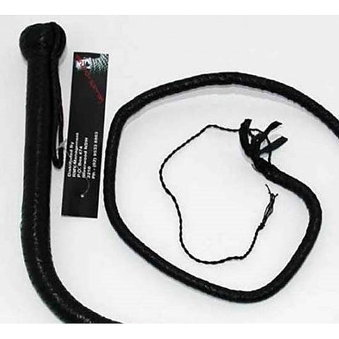 Stockmans Leather Whip 140cm by Hell's Couture - Whips And Crops