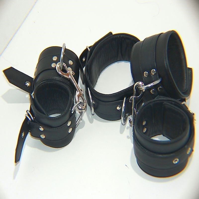 The Specialist Leather Bondage Set Bondage Restraints - Cuffs and Restraints