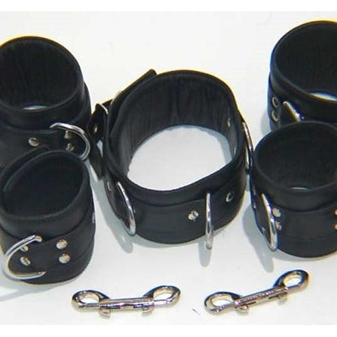 The Specialist Leather Bondage Set Bondage Restraints - Cuffs and Restraints