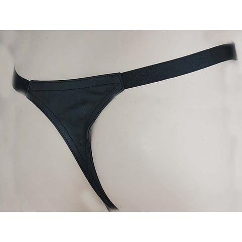 Leather Jockstrap With Front Zipper By Hell'S Couture - Jocks and G-Strings