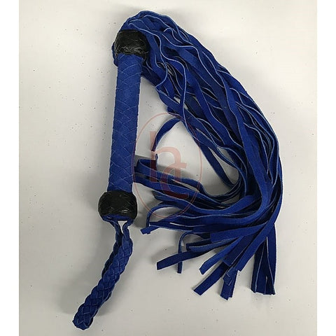 Madames Suede Flogger With Wrist Loop by Hell's Couture - Whips And Crops