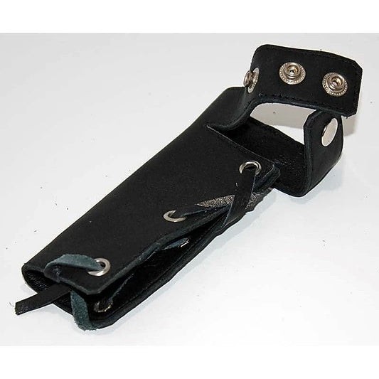 Lace Up Leather Cock Sheath By Hell'S Couture - Cock Rings