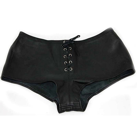 Ladies Shorts In Leather By Hell'S Couture - Her Fetish