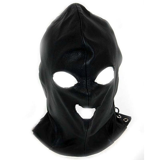 Leather Executioner Bondage Hood - Bondage Hoods
