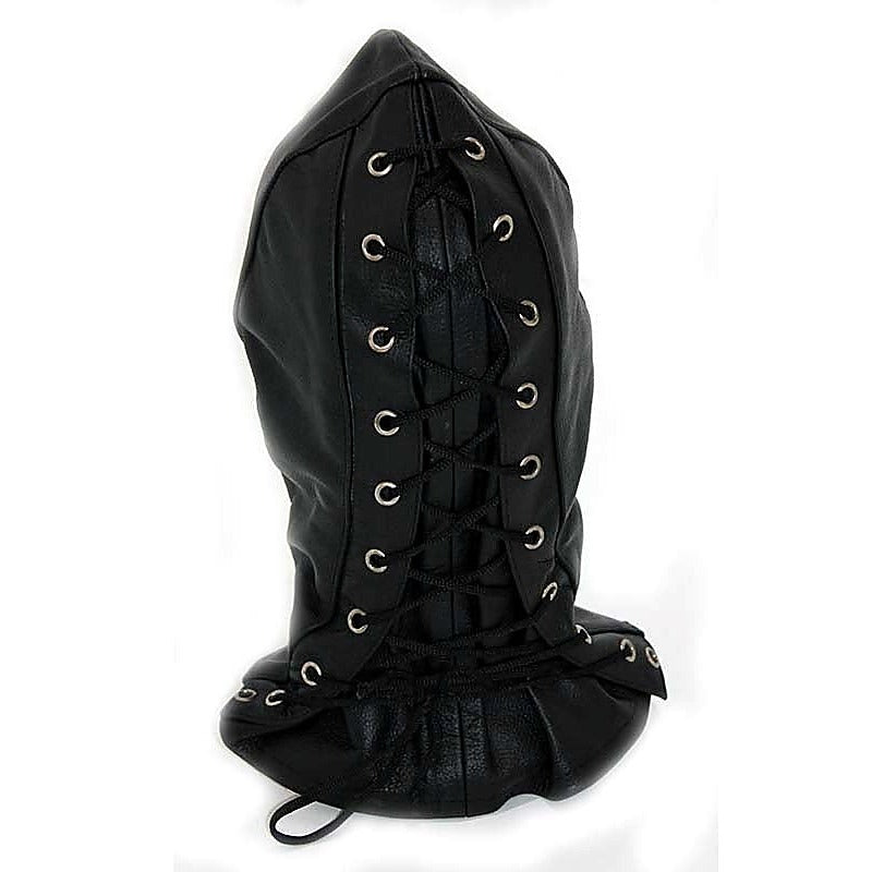 Leather Executioner Bondage Hood by Hell's Couture - Bondage Hoods
