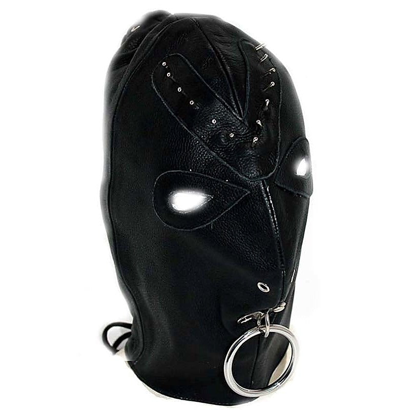 Leather Spiked Devil Hood by Hell's Couture - Bondage Hoods
