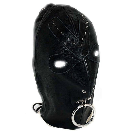 Leather Spiked Devil Hood - Bondage Hoods