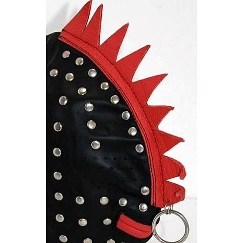 Luxurious Leather Bondage Turtle-Shell Inspired Hood - Bondage Hoods