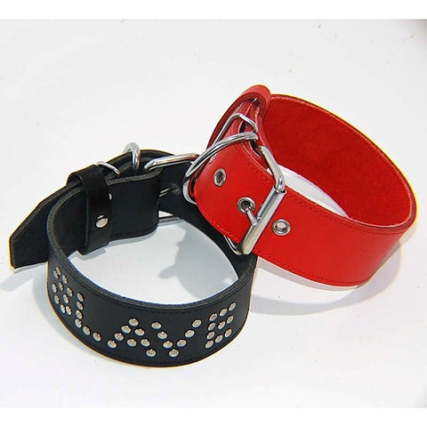 Slave Leather Bdsm Collar By Hell'S Couture - Collars and Leads