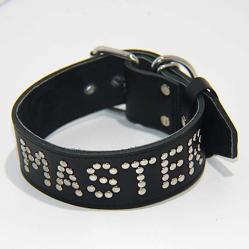 Leather BDSM Collar by Hell's Couture - Collars and Leads
