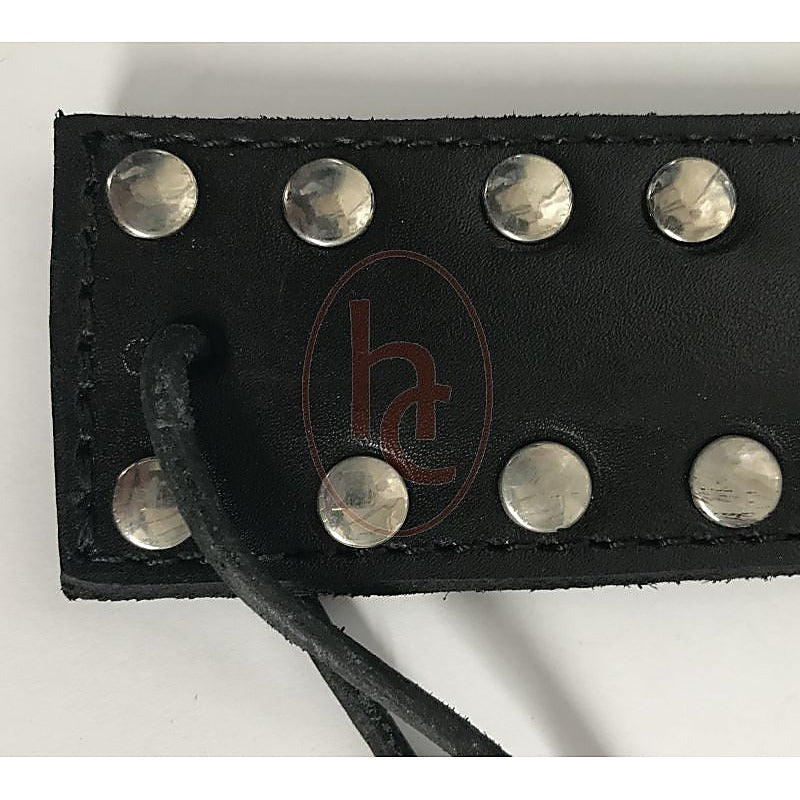 Puppy Cage Leather Hand Paddle By Hell'S Couture - Paddles And Slappers