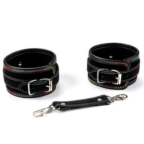 Color Thread Wrist and Ankle Cuffs - Cuffs and Restraints