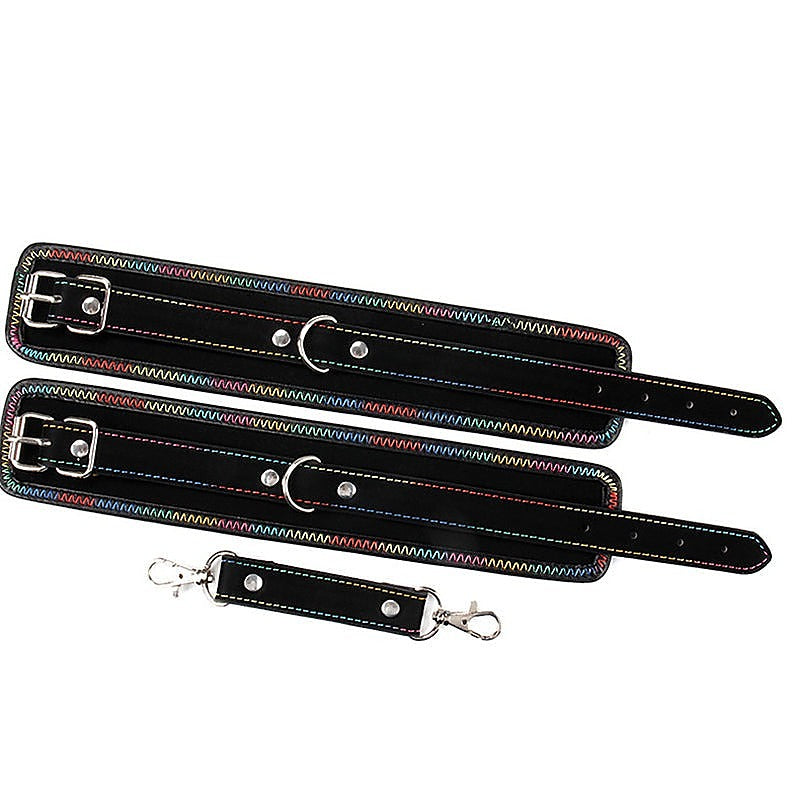 Color Thread Wrist and Ankle Cuffs - Cuffs and Restraints