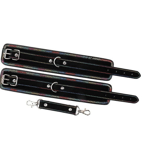 Color Thread Wrist and Ankle Cuffs - Cuffs and Restraints