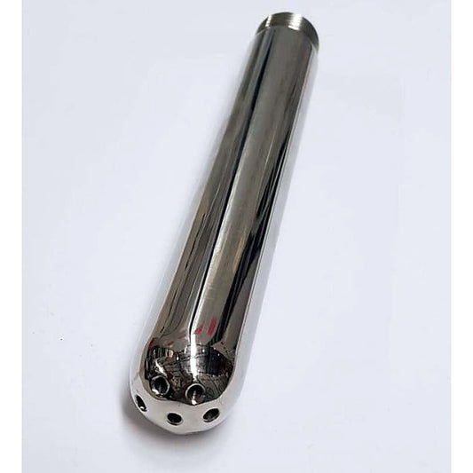 Unisex Ringed Shower Head Douche - Steel Sex Toys